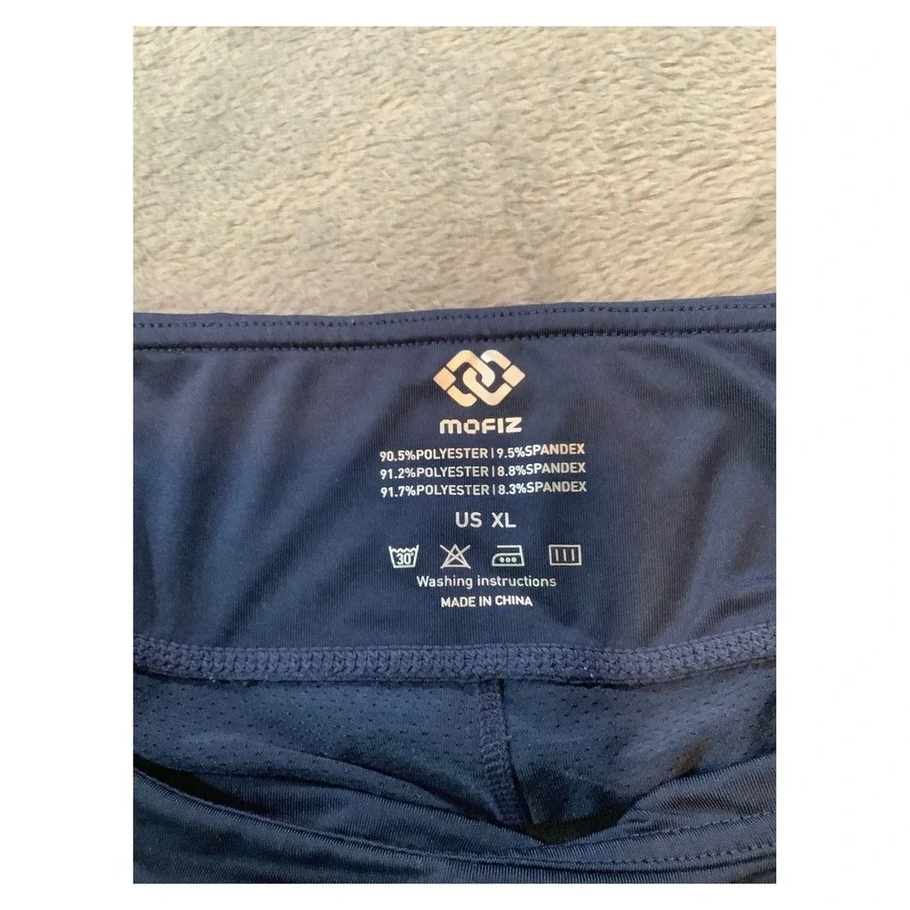 MOFIZ Women's XL Navy Blue Activewear Skort Pleated‎ Golf Tennis with Pockets